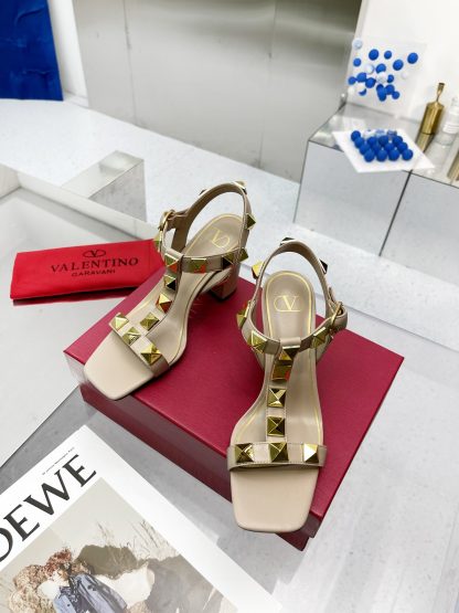 VALENTINO Studded Sandals High Heels - Image 9