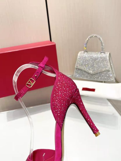 VALENTINO diamond-embellished high heels - Image 9
