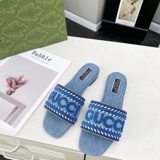 Gucci women's flat slippers