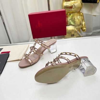VALENTINO Transparent Heel Film Sandals High Heels - Image 9