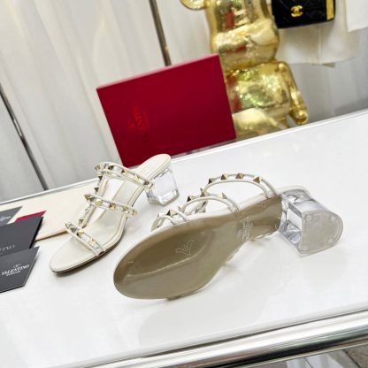 VALENTINO Transparent Heeled Sandals - Image 9