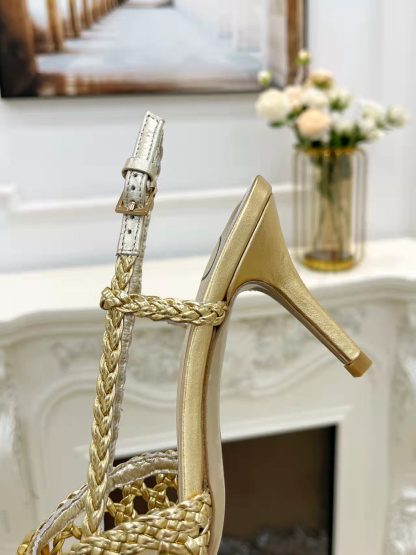 VALENTINO new women's slingback sandals high heels - Image 8