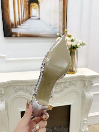 VALENTINO new women's slingback sandals high heels - Image 8