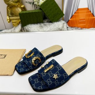 Gucci mid-heel slippers
