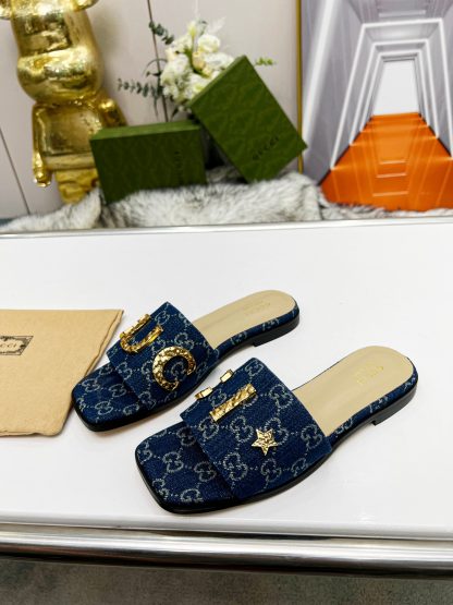 Gucci mid-heel slippers