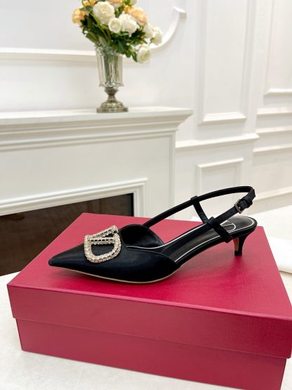 VALENTINO Elegant Style Temperament High Heels - Image 9