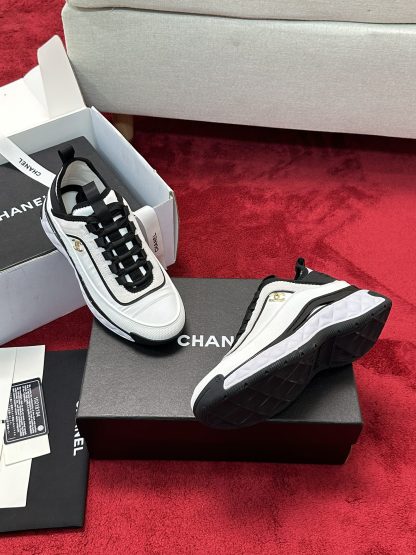 Chanel white mix and match classic casual sneakers for men and women - Image 7