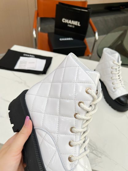 Chanel Fall/Winter White Trendy Boots - Image 9
