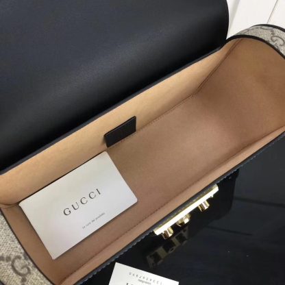 Gucci new Padlock series GG small bamboo silk print shoulder bag - Image 9