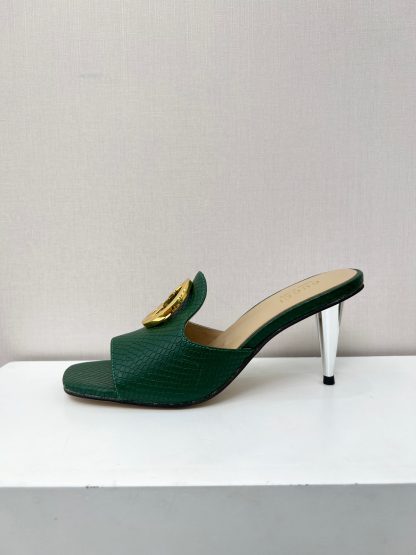 Gucci high heel slippers - Image 10