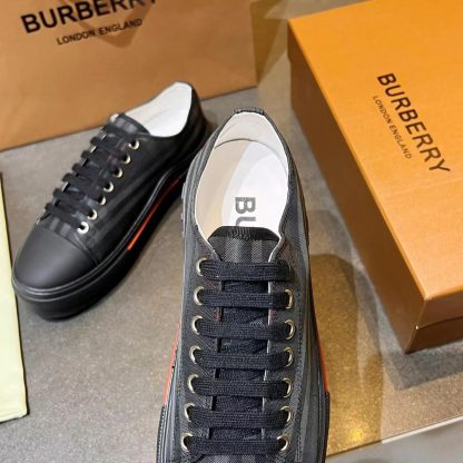 Burberry Vintage Check Cotton Sneakers - Image 9