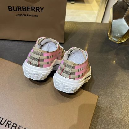 Burberry Vintage Check Cotton Sneakers - Image 9