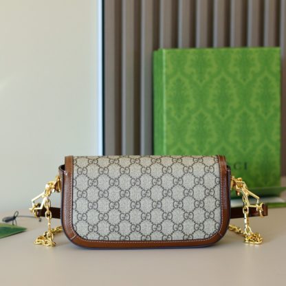 Gucci Horsebit 1955 saddle baguette bag - Image 9