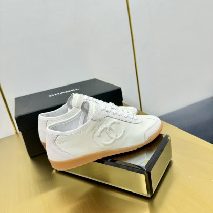 Chanel classic off-white mix and match classic fashion casual sneakers - Image 9