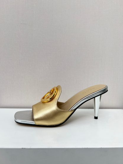 Gucci high heel slippers - Image 10