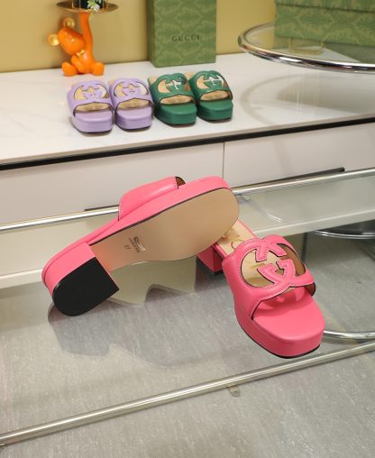 Gucci platform slippers - Image 10