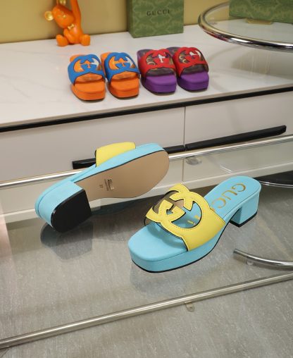 Gucci platform slippers - Image 9