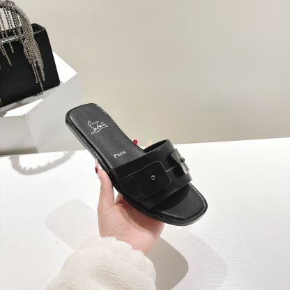 Christian Louboutin casual one-strap flat sandals - Image 9