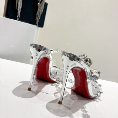ChristianLouboutin JUST QUEEN crystal high heels - Image 9