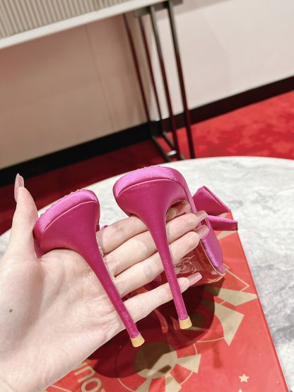 ChristianLouboutin Retro Butterfly Flower Sandals High Heels - Image 9