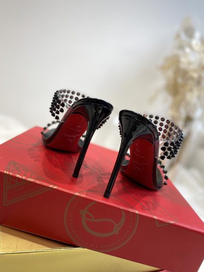 ChristianLouboutin plastic spike sandals high heels - Image 6