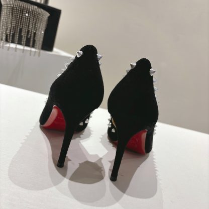 Christian Louboutin classic ANGALINA red sole high heels - Image 8