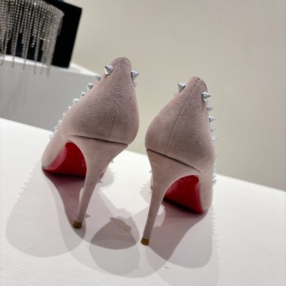Christian Louboutin classic ANGALINA red sole high heels - Image 8
