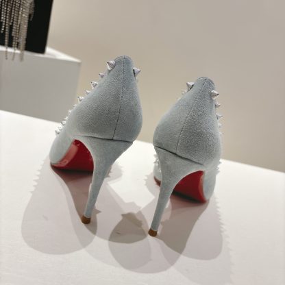 Christian Louboutin classic ANGALINA red sole high heels - Image 8
