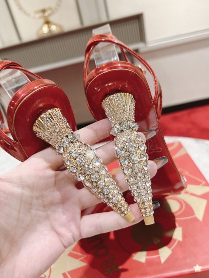 Christian Louboutin Queen Scepter Sandals High Heels - Image 7