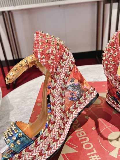 ChristianLouboutin wedge sandals - Image 9