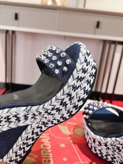 ChristianLouboutin wedge sandals - Image 8