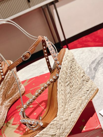 ChristianLouboutin wedge sandals - Image 8