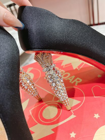 ChristianLouboutin Temperament Queen's Scepter Diamond Heel High Heels - Image 7
