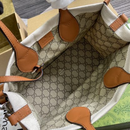 Gucci brown canvas bag - Image 9