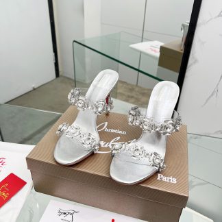 ChristianLouboutin new diamond sandals and high heels