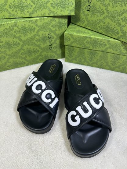 Gucci cross-over slippers - Image 8