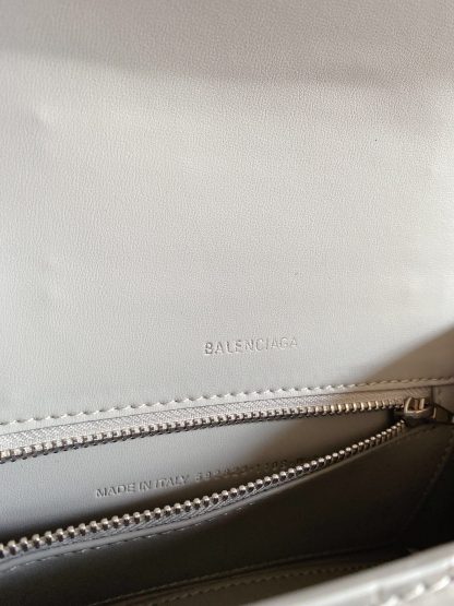 Balenciaga gray crocodile pattern shoulder bag - Image 9