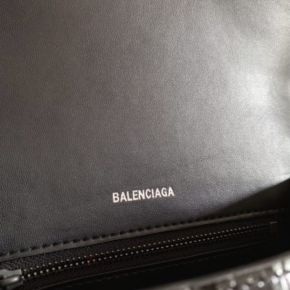 Balenciaga black bag with crocodile pattern - Image 9