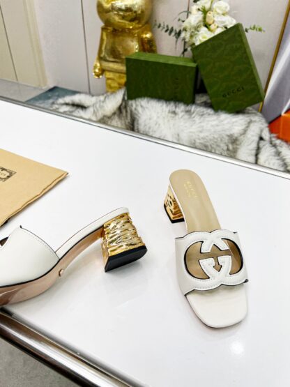 Gucci mid-heel slippers - Image 10
