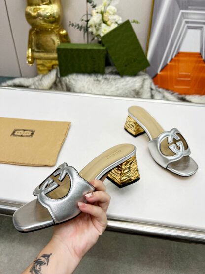 Gucci mid-heel slippers - Image 9