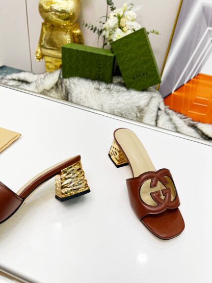 Gucci mid-heel slippers - Image 9