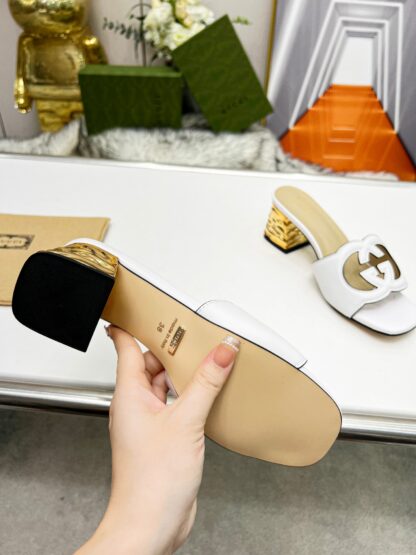 Gucci mid-heel slippers - Image 8