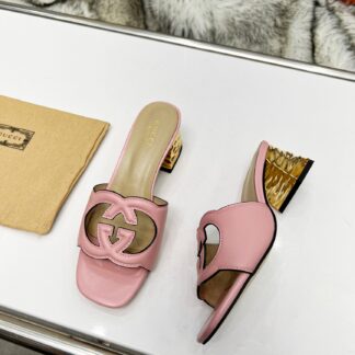 Gucci mid-heel slippers