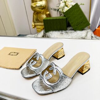 Gucci mid-heel slippers