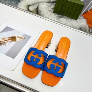 Gucci mid-heel slippers