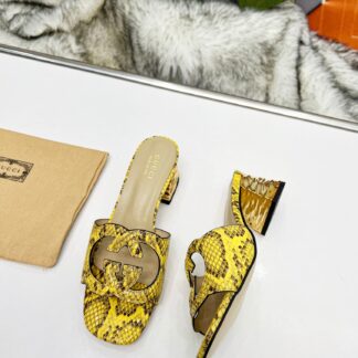 Gucci mid-heel slippers