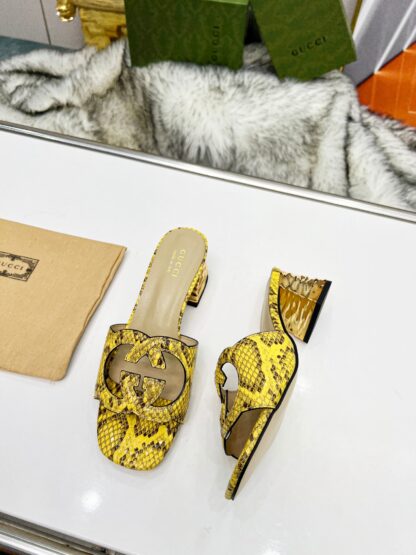 Gucci mid-heel slippers