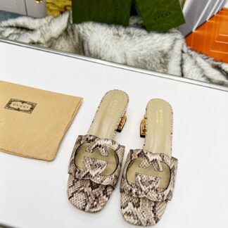 Gucci mid-heel slippers