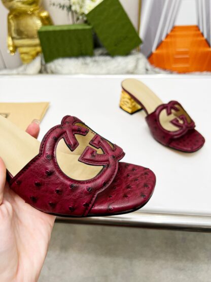 Gucci mid-heel slippers - Image 10