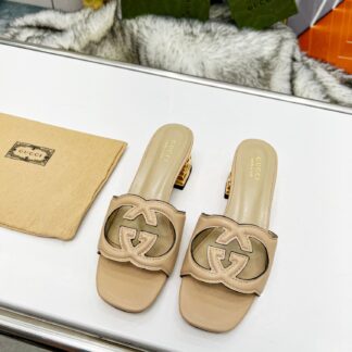 Gucci mid-heel slippers